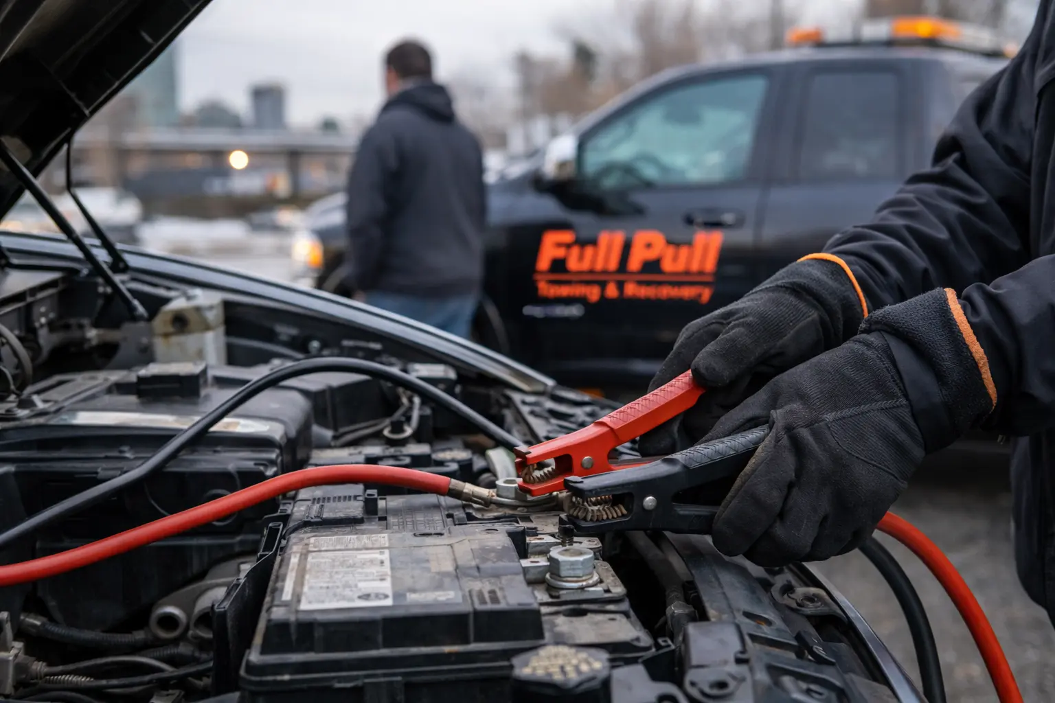 battery boosting service jump start