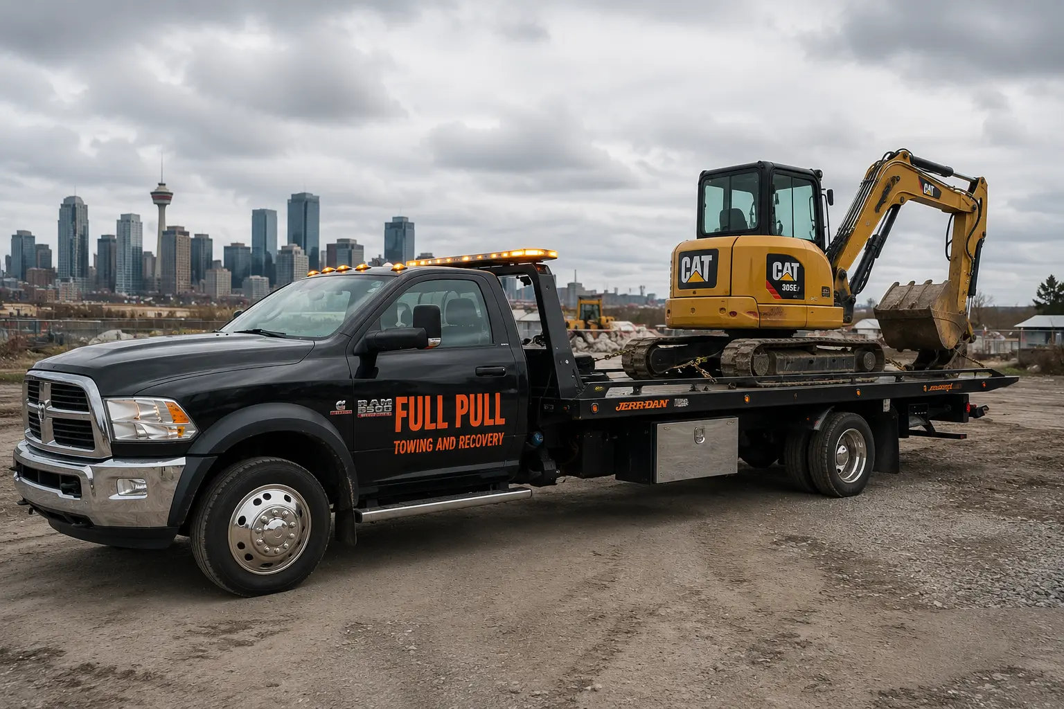 Equipment towing Calgary