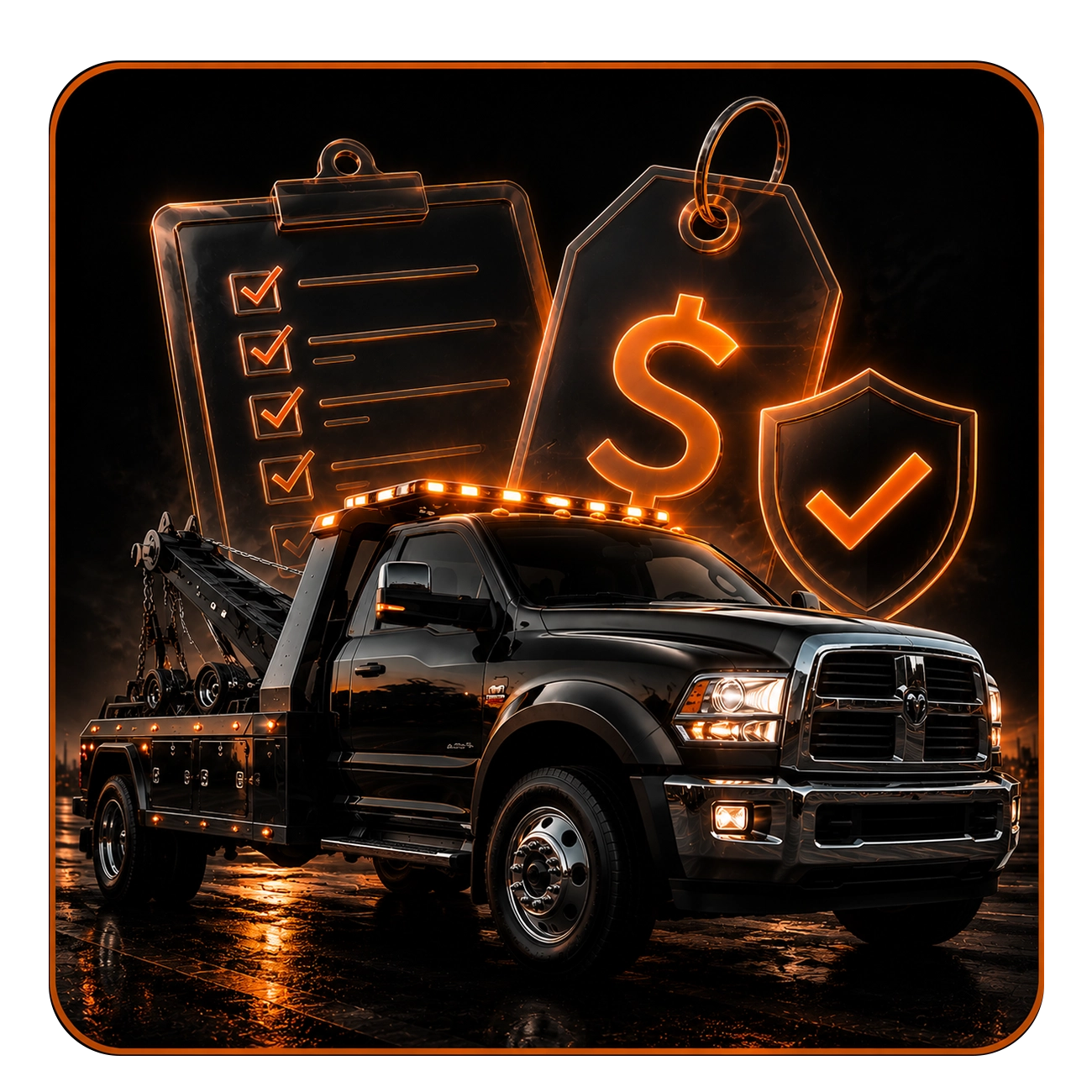 Transparent pricing Calgary towing