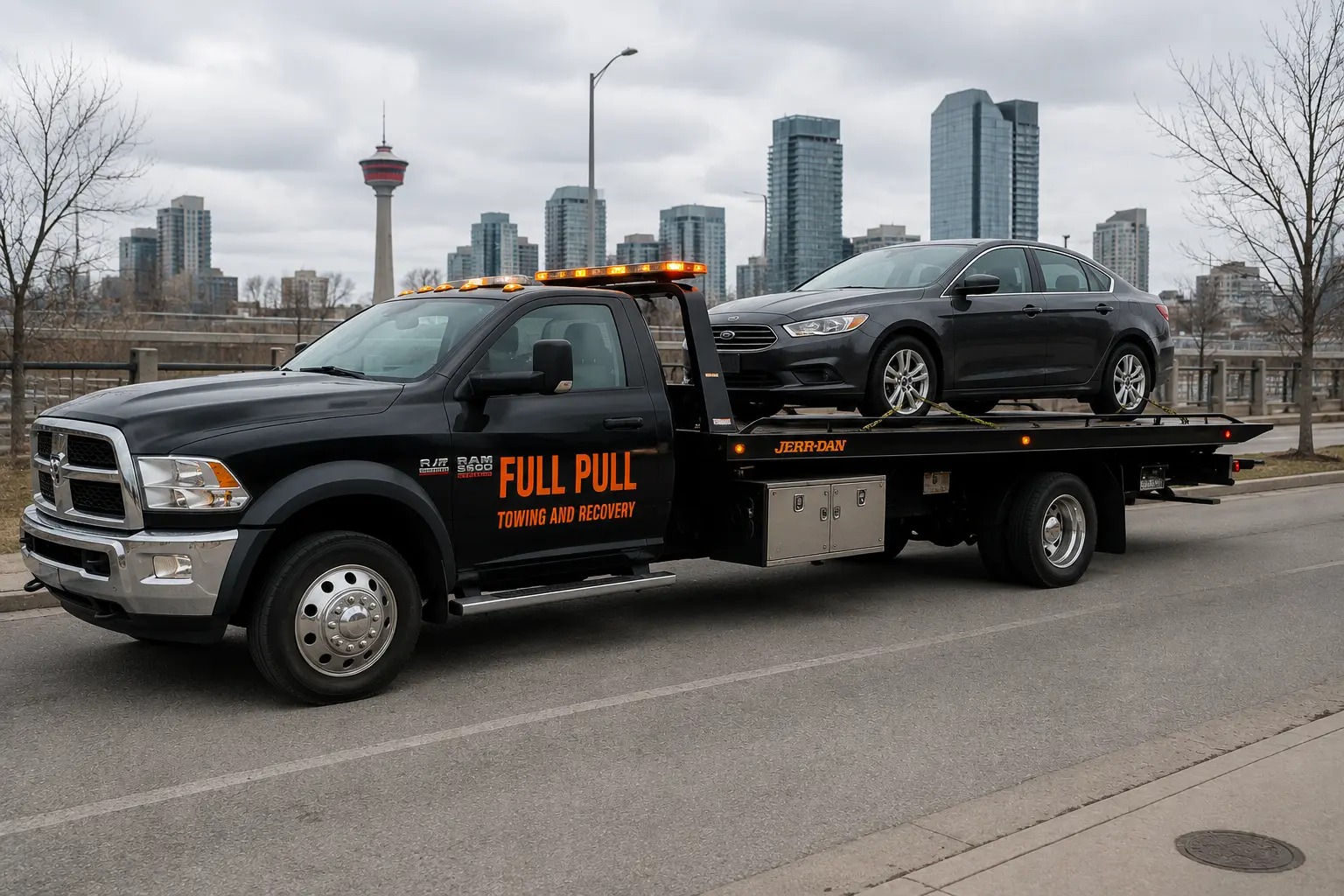 Flatbed towing Calgary