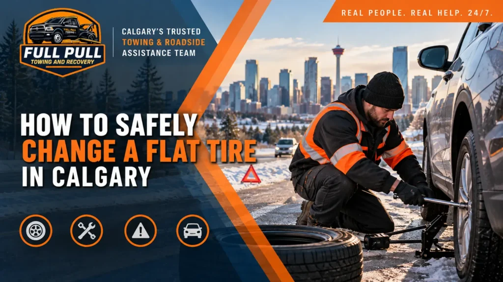 How to Safely Change a Flat Tire in Calgary