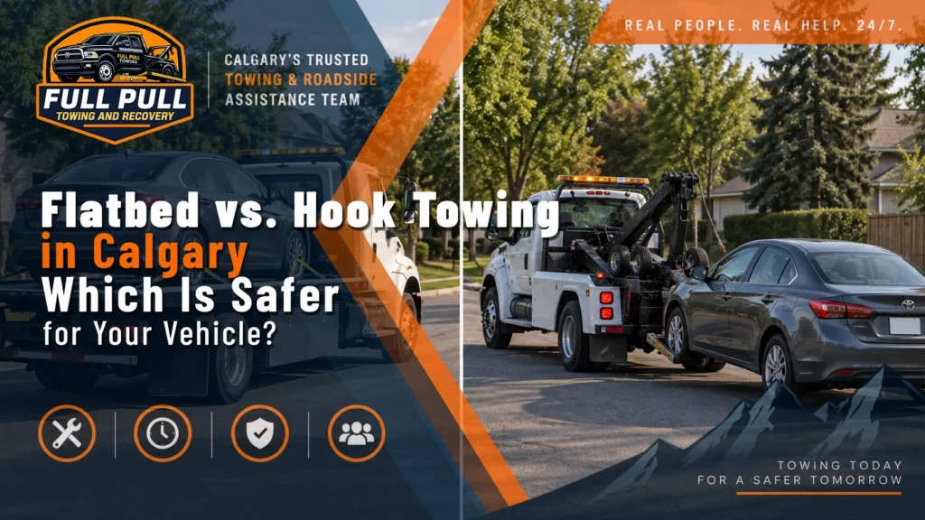 Flatbed vs. Hook Towing in Calgary: Which Is Safer for Your Vehicle?